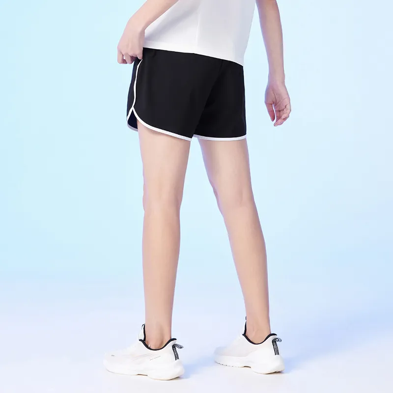Erke Ice Sense Series Casual Shorts Women's Jet Black-4