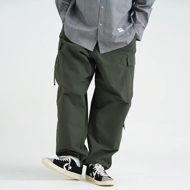 TBALLERBRAND SS22 Casual Pants Unisex Army Green-2