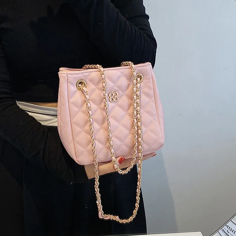 JANE KLAIN PU Handbag Shoulder Bag Small Size Women's White/Pink/Black-4