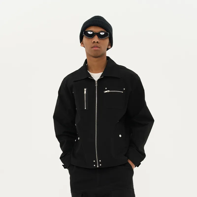 HARSH AND CRUEL Jackets Unisex Black-3