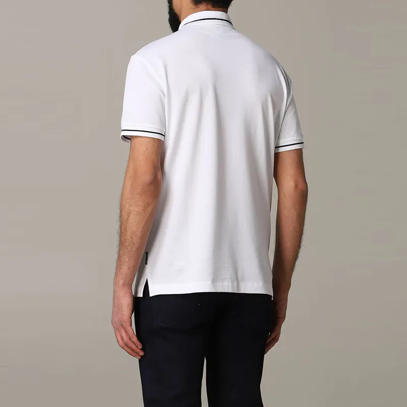 ARMANI EXCHANGE Polo Shirts Men White-3