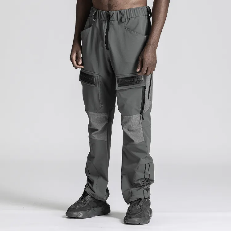 NORVINCY Western Outdoor Trendy Multicolor Cargo Pants Unisex-9