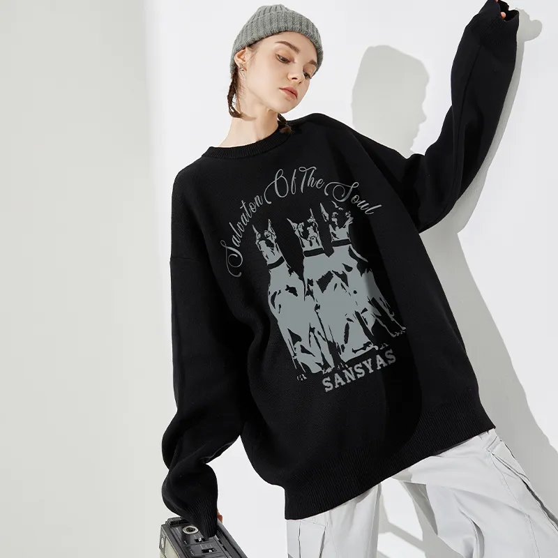 SANSYAS Sweaters Unisex-3