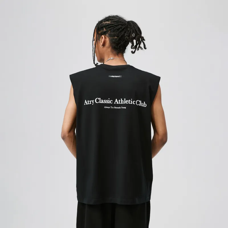 Atry Alphabet Slogan Series Tank Tops Unisex-3