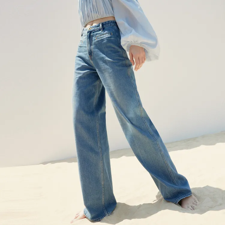 MO&CO Jeans Women's Denim Blue-4
