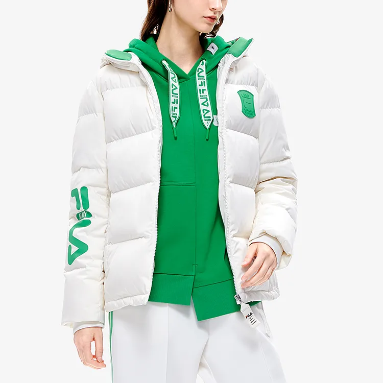 FILA Down Jacket Women's Coconut Milk White-3