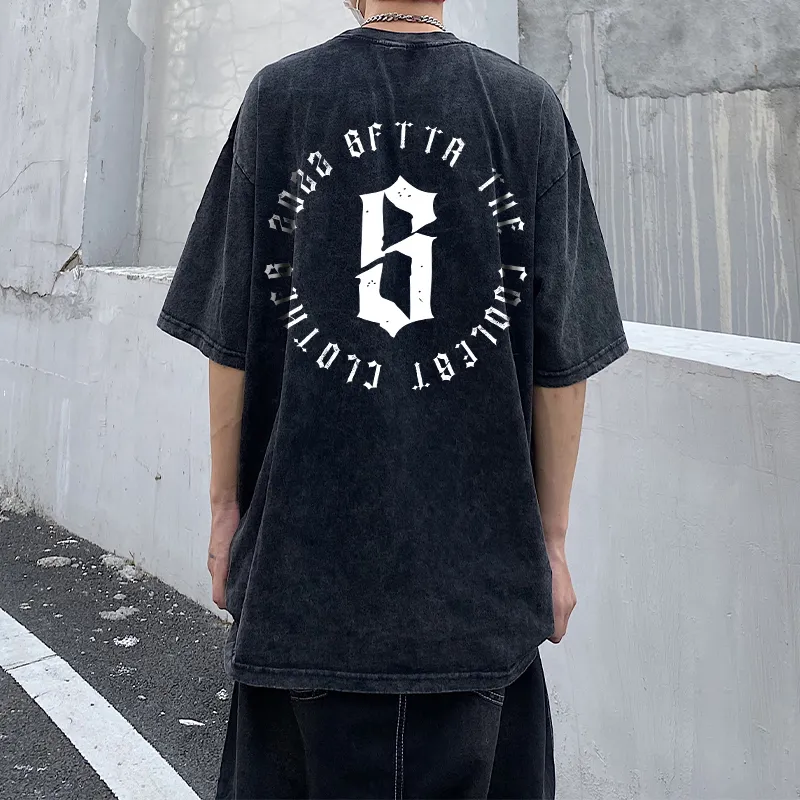 SFTTR Elbow Length Sleeved T Shirt Unisex Black-5