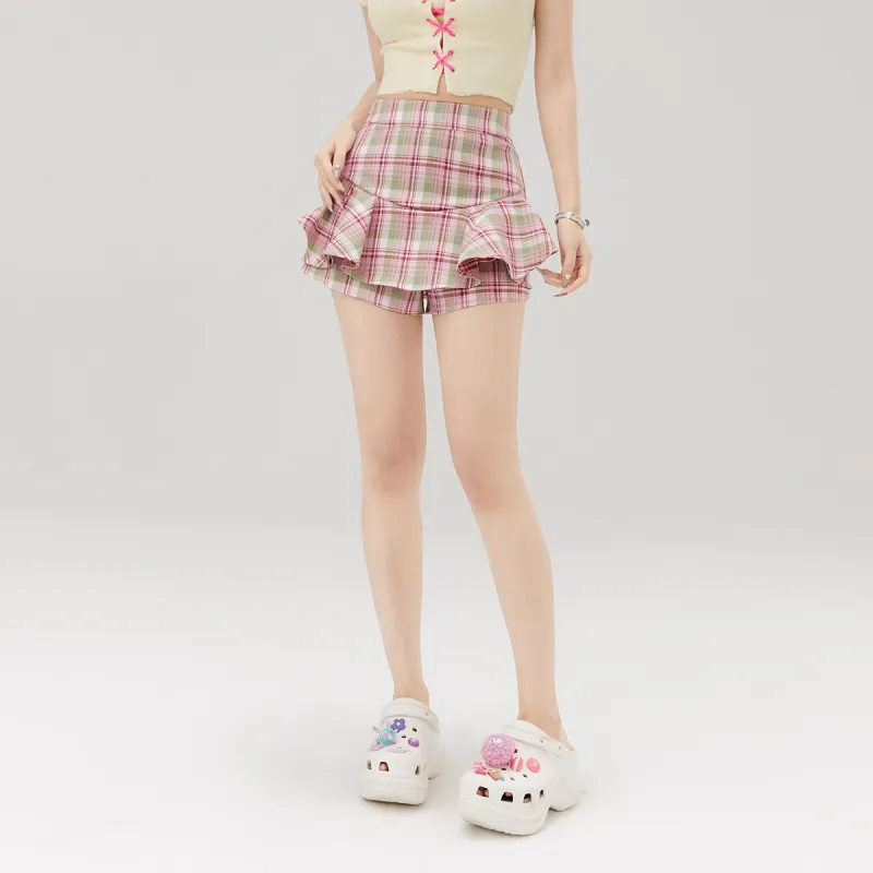 LA CRAWFISH Casual Short Skirts Women's-10