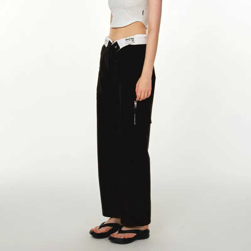 MATCHA STORY College Series Cargo Pants Unisex-3