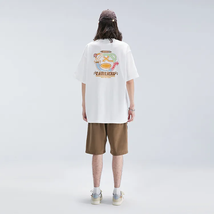 LAMLICKA Casual Shorts Unisex Brown-7