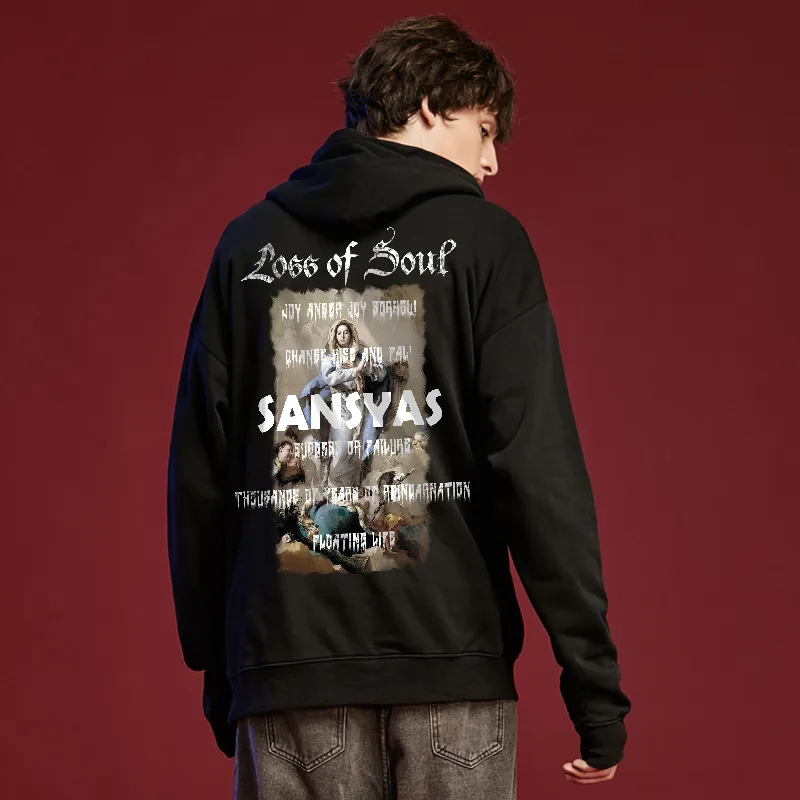 SANSYAS Sweatshirts Unisex Black-4