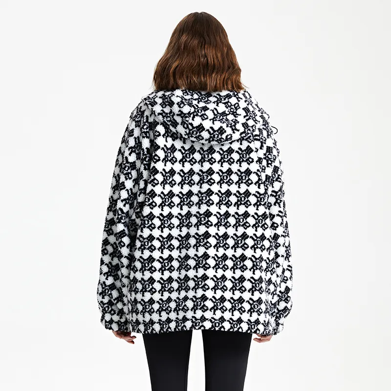 Umbro Velvet Jackets Unisex Snowflake White/Gaze Black-3