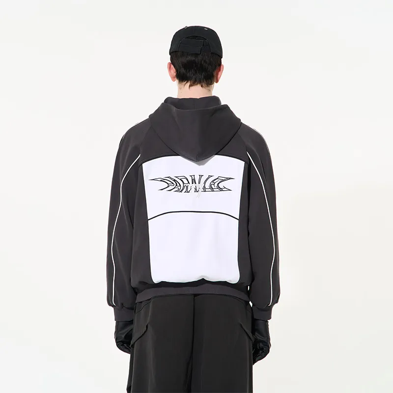 BLINDNOPLAN BLIND NO PLAN Vanguard Hooded Loose Fit Sweatshirt Spring And Autumn Unisex-7