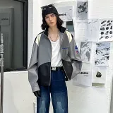 ROARINGWILD Jacket Unisex Gray Black