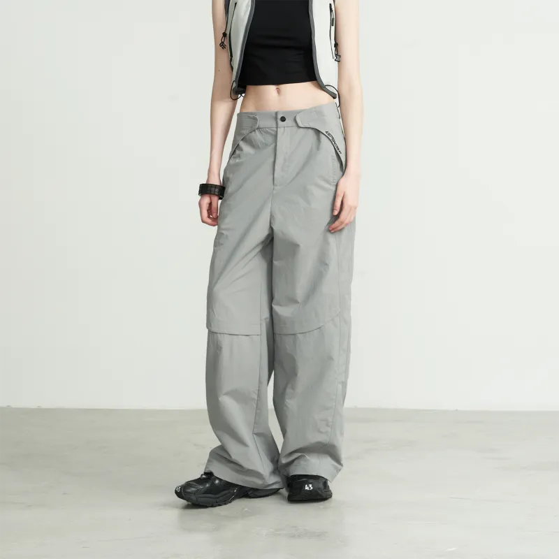 49PERCENT.CO Casual Pants Unisex Light Gray-2
