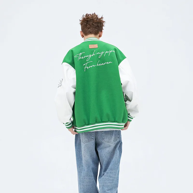 MEIPIN TANG Baseball Jacket Coat Unisex-3
