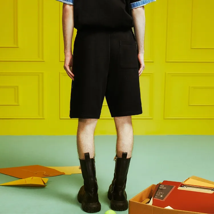 Playboy X MLMR Sports Shorts Men Black-3