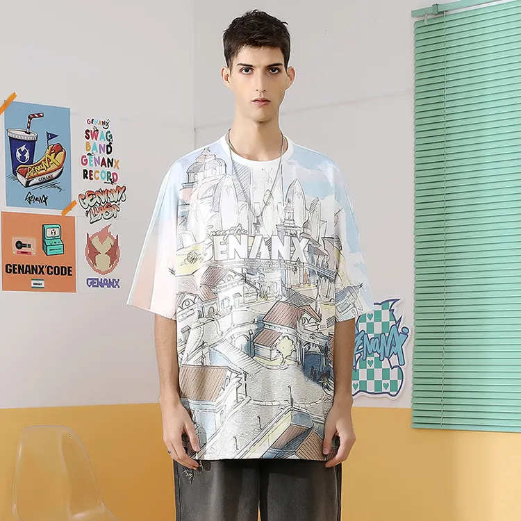 GENANX T Shirts Unisex Individual Print-2