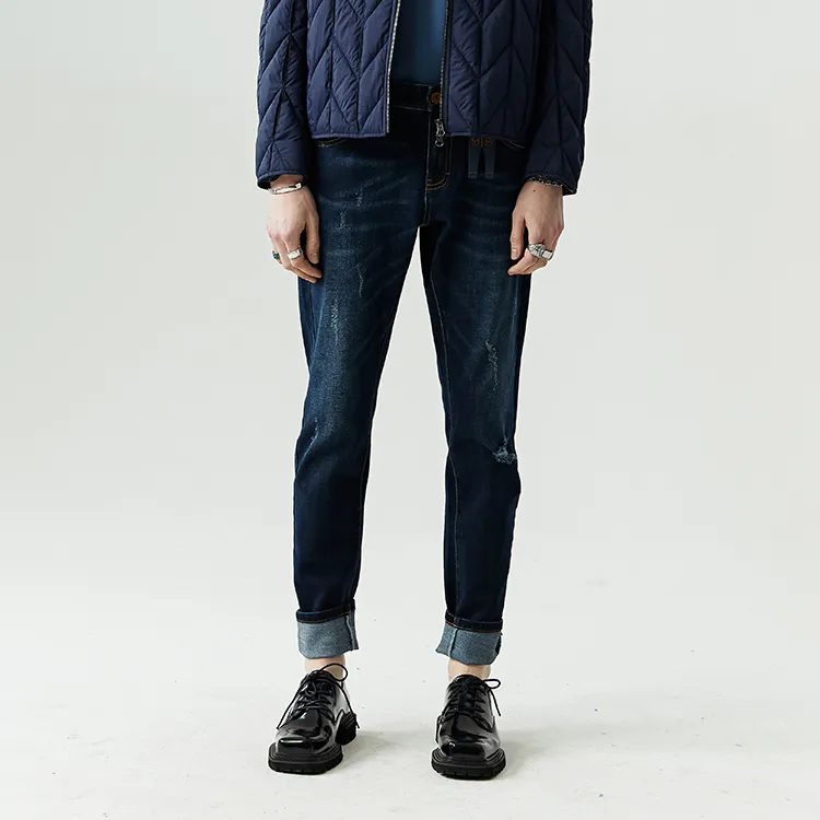 DAVID NAMAN Jeans Men Navy Blue-3