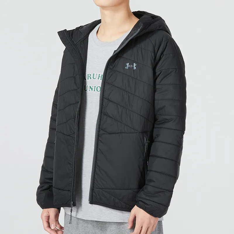 Under Armour Puffer Jackets Men Black-4