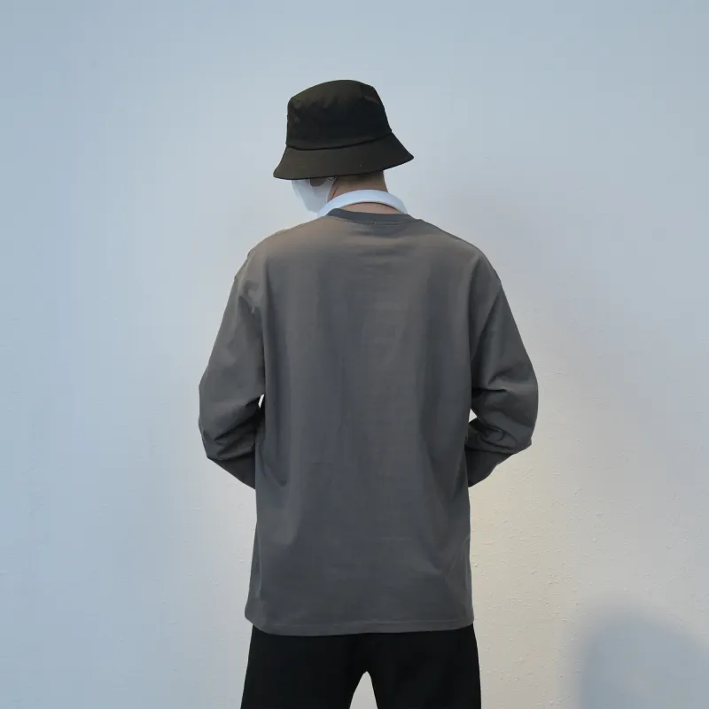 ZMOH Long Sleeved T Shirt Unisex-22