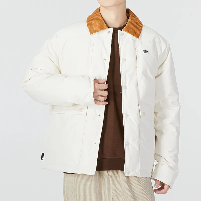 PUMA Down Jackets Men White-3