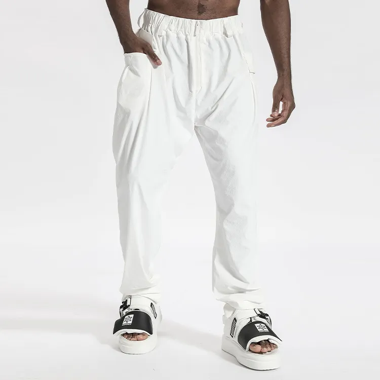 NORVINCY Western Hook and Loop Pocket Casual Pants Unisex-9