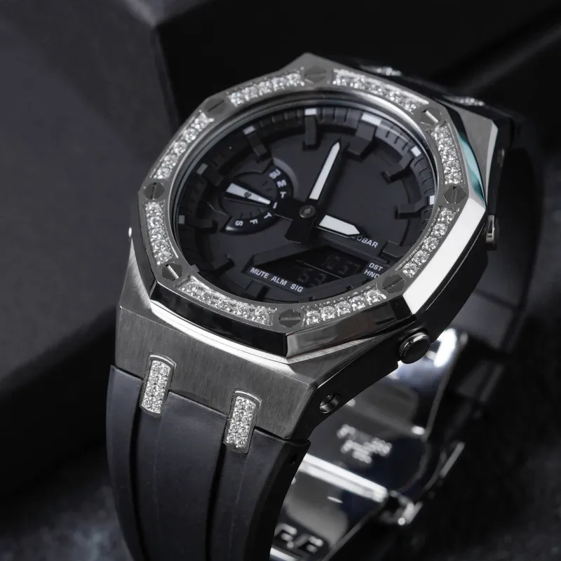 Vencrew Unisex Diamond Collection Watch Cases-4