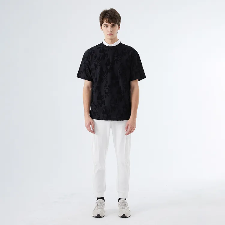 DAVID NAMAN T Shirts Men Black-2