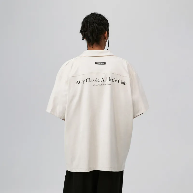 Atry Alphabet Slogan Series Shirts Unisex-4