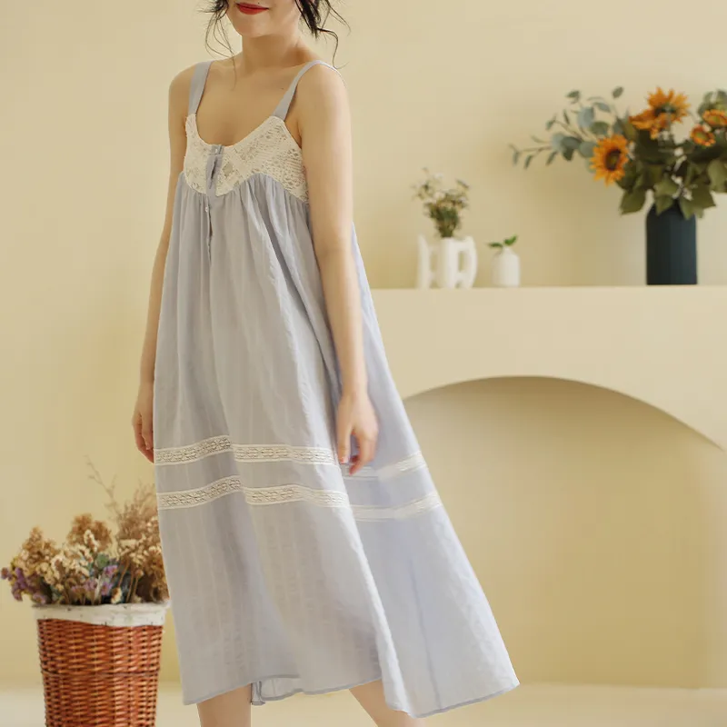 MCZI Cotton Summer Women's 1 Pack Home Dresses-4