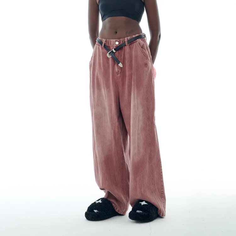 ANTERIORLOVED Wide Leg Jeans Unisex-2