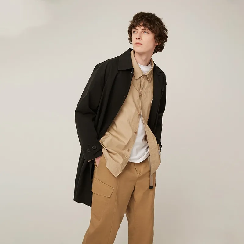Herschel Trench Coats Unisex-12