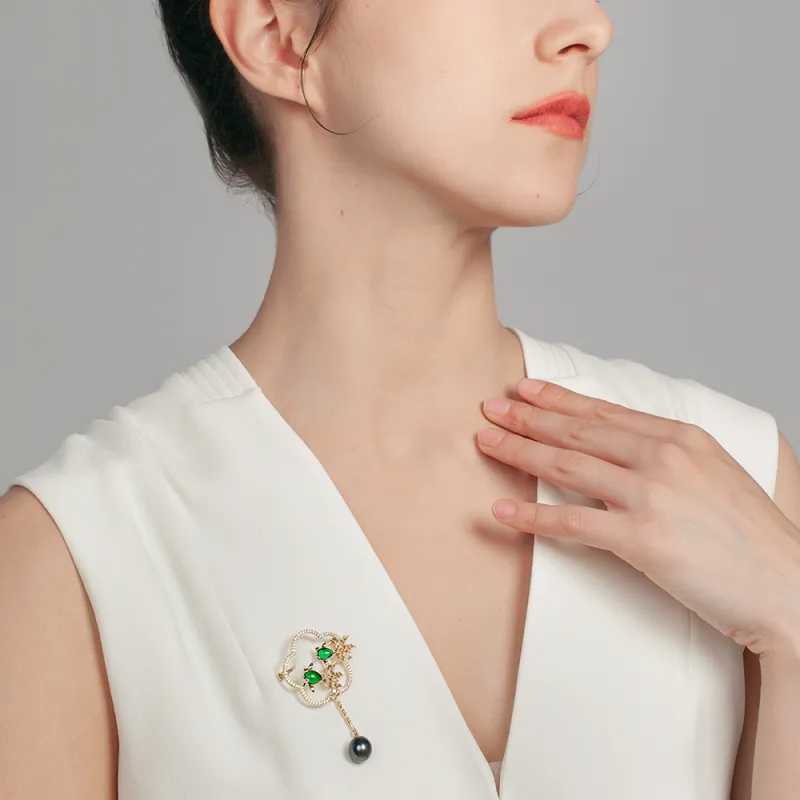 CLORIS YING Pearl Brooches Women's-7