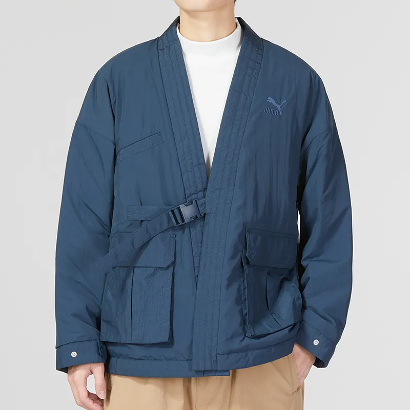 PUMA CNY Puffer Jacket Men's Blue-3