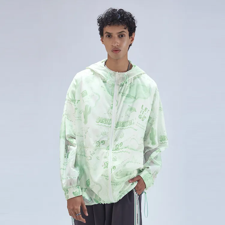 LAMLICKA Jackets Unisex Green-4