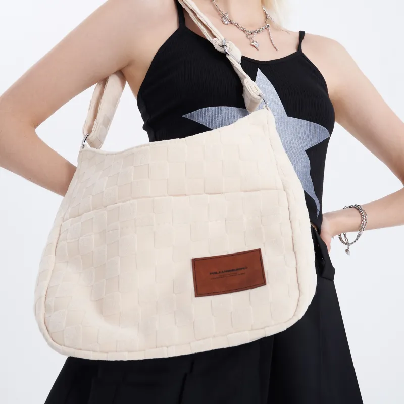 KILLWINNER Canvas Bag, Tote Bag, Shopping Bag, Shoulder Bag Medium Size Women's Multicolor-3