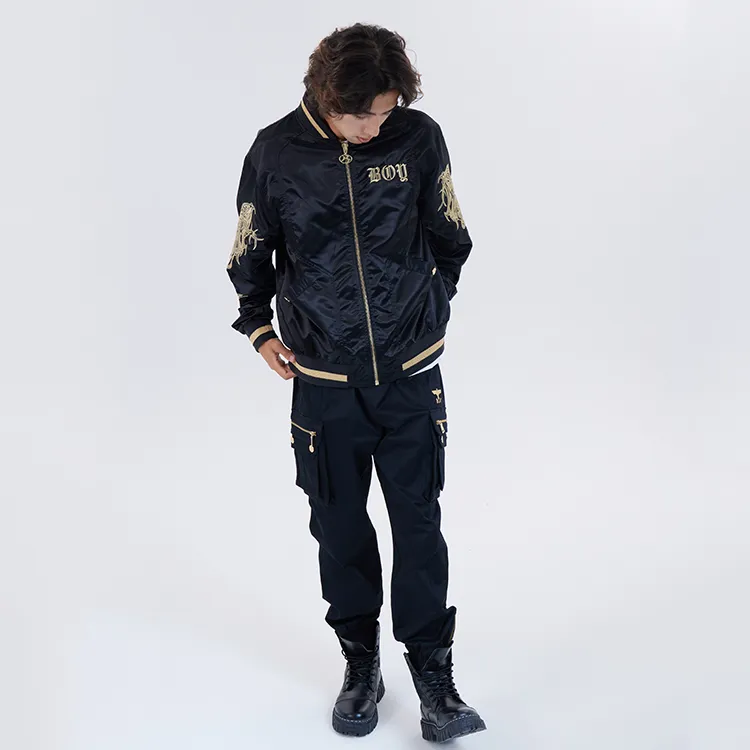 Boy London Baseball Jerseys Unisex Black-2