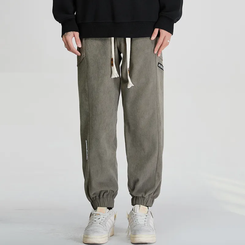 JASONWOOD Autumn And Winter Season Knitted Sports Pants Trendy Thickened Casual Pants Unisex-26