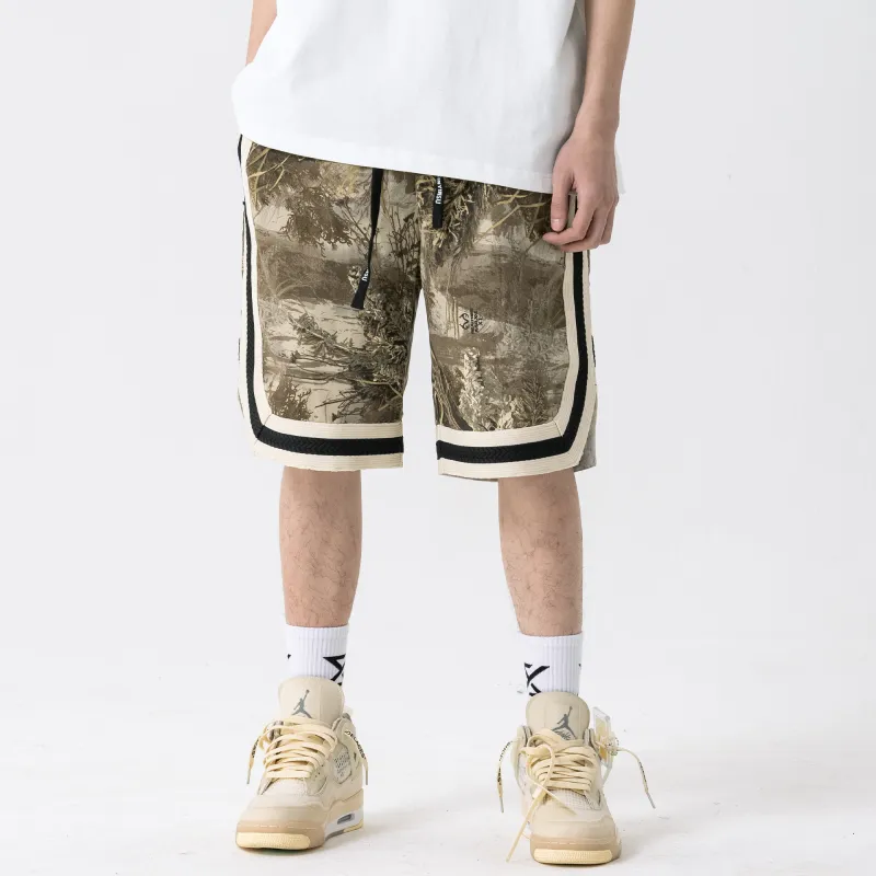 XINYINSU Casual Shorts Unisex Khaki-2