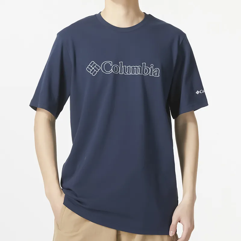 Columbia SS24 T Shirt Men's Royal Blue-2
