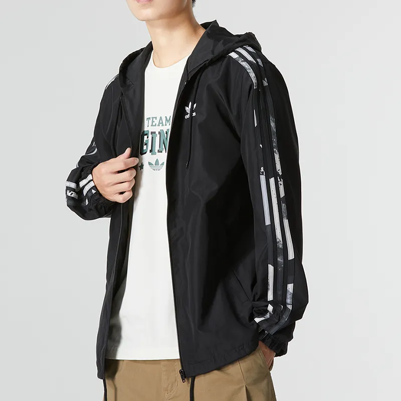 Adidas Originals Jackets Men Black-4