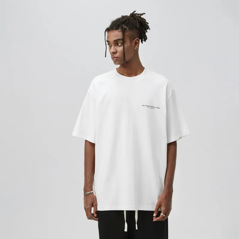 Atry Alphabet Slogan Series T Shirts Unisex-10