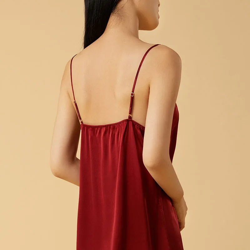 JINSANT Nightgown Women's Caramel Red-1