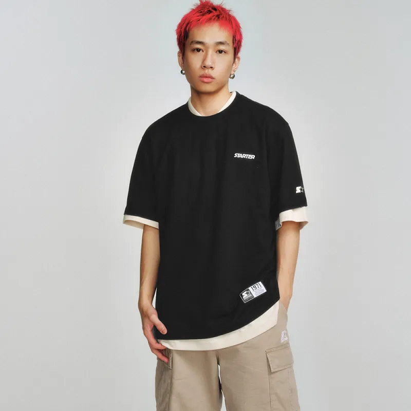 STARTER Drop Shoulder Sleeve T-Shirt Unisex American Vintage-10