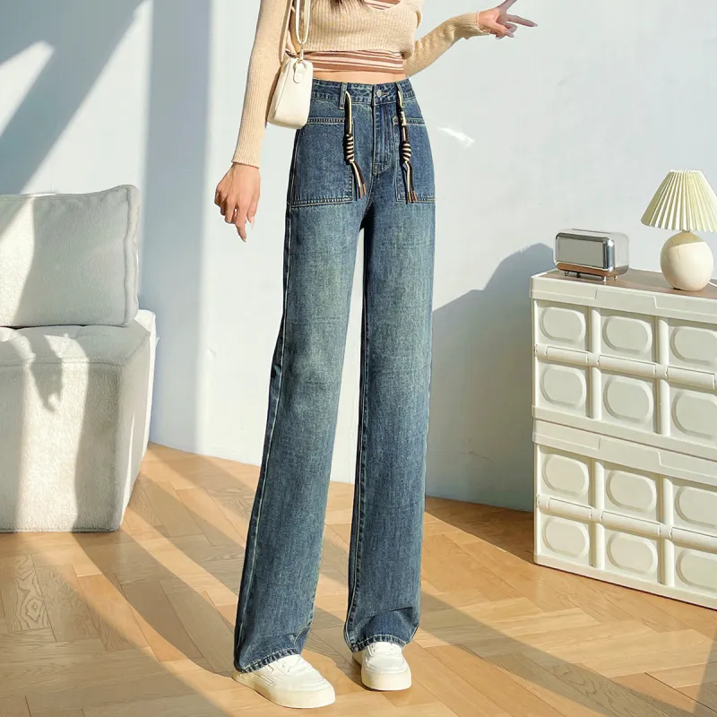 MITUAN Jeans Women's Vintage Blue-4