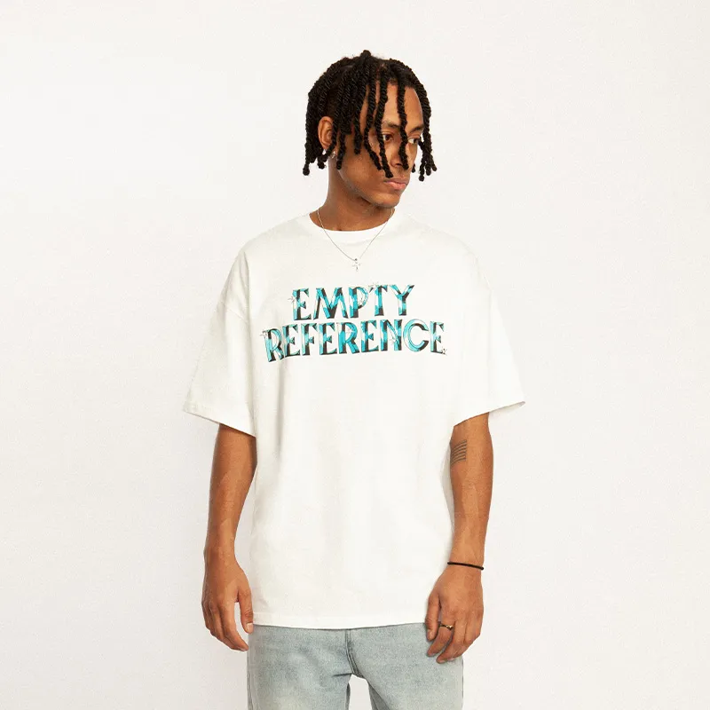 EMPTY REFERENCE T Shirts Unisex White-4