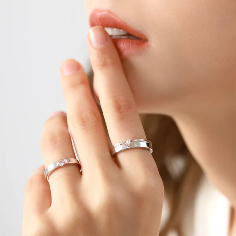 PIARA Rings Unisex Silver-1