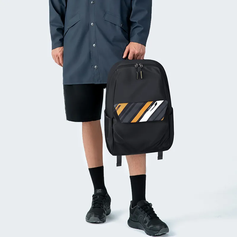 GOLF Oxford With Fabric Commute Backpack Large Size Men's Multicolor-4