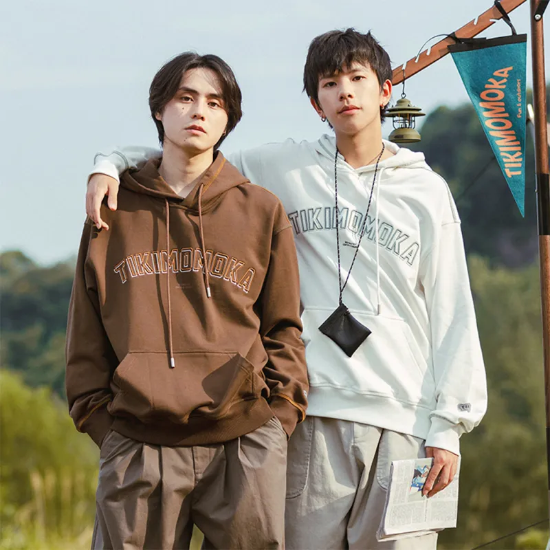 TIKIMOMOKA Japanese Tooling Couple Series Sweatshirts Unisex-3